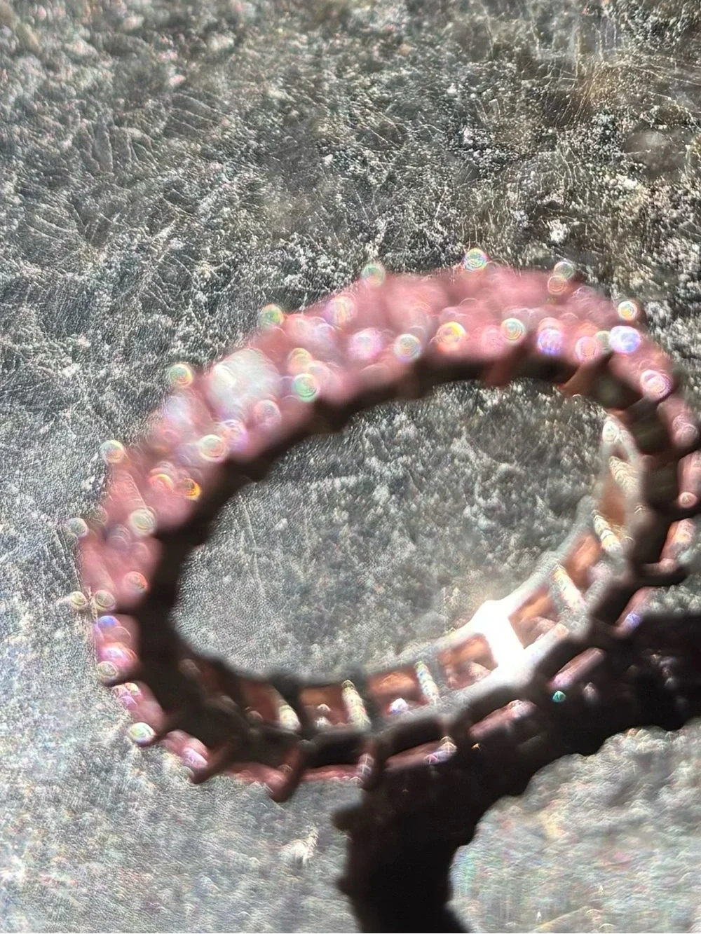 Pink Cubic Zirconia Eternity Band - Women Jewelry
